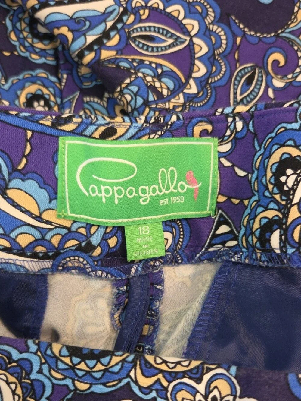 Pappagallo skirt detailed